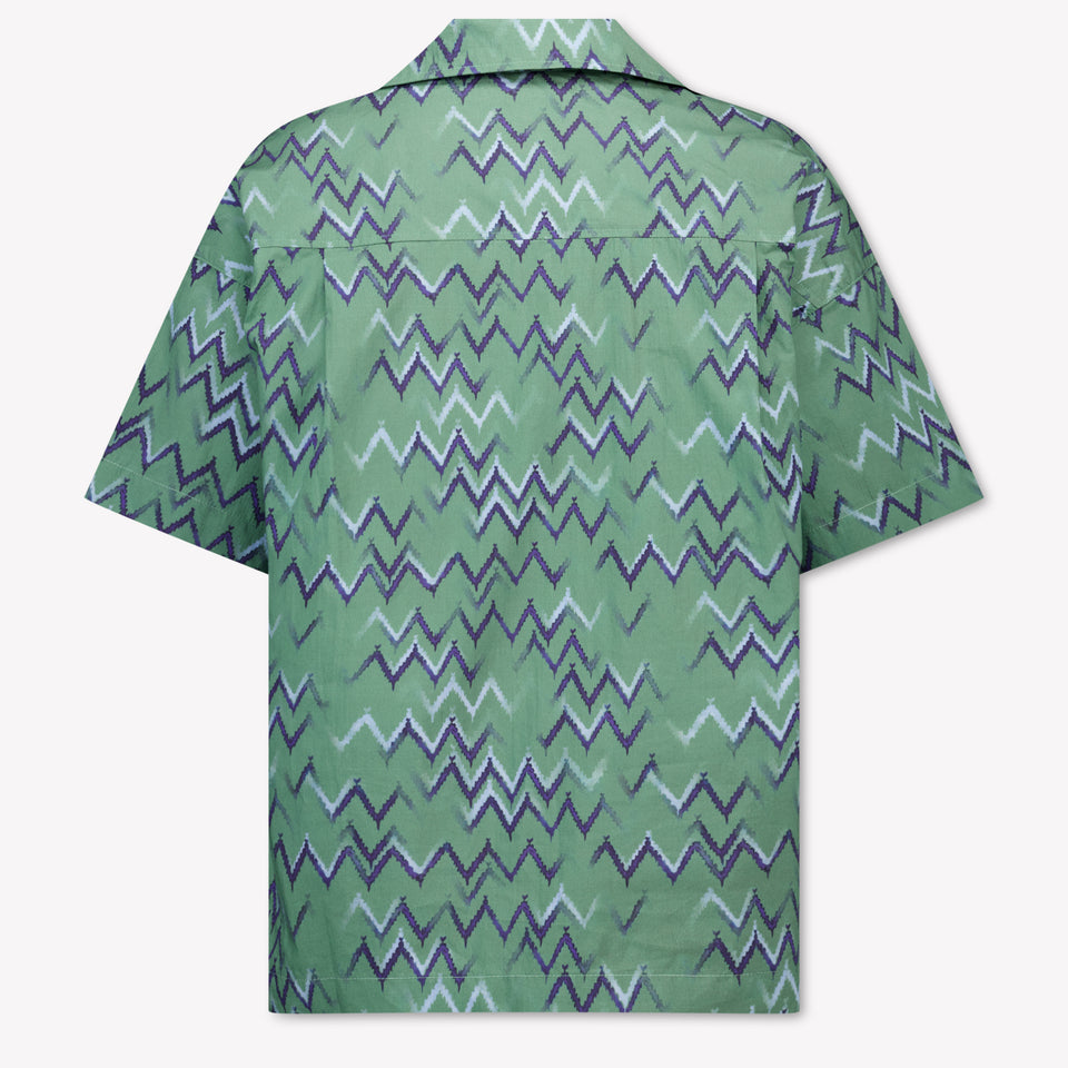 Lanvin Kids Boys Blouse In Green