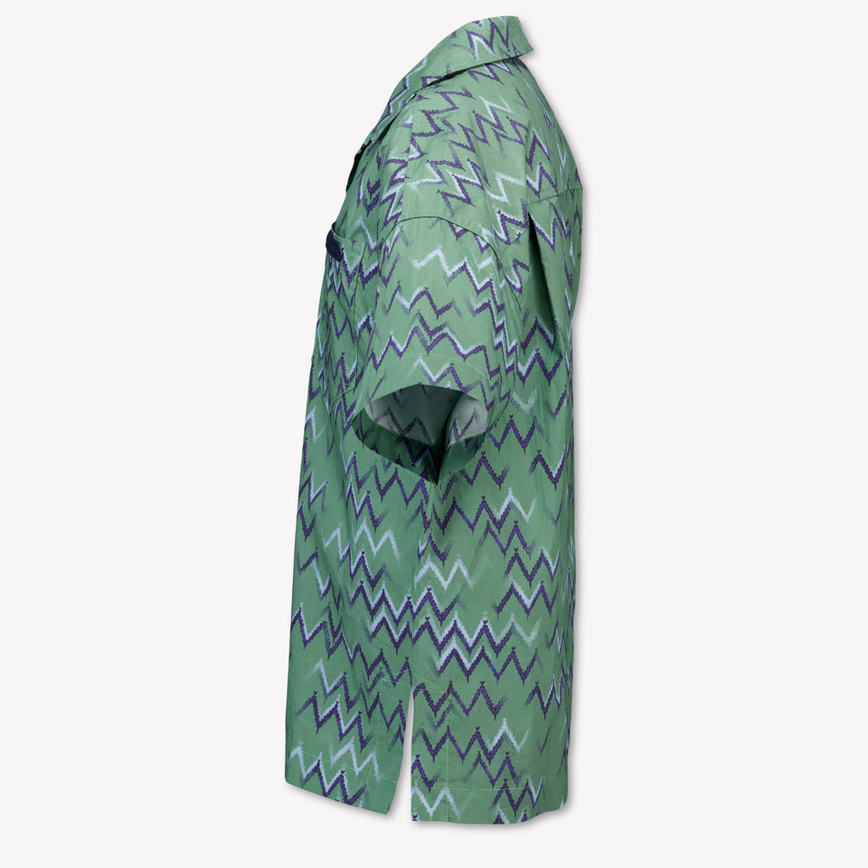 Lanvin Kids Boys Blouse In Green