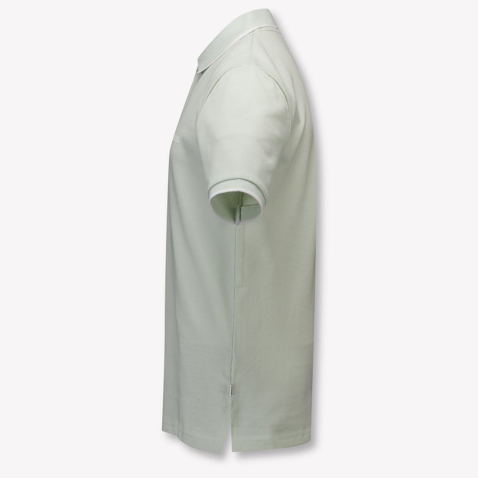 Boss Kids Boys Polo In Mint