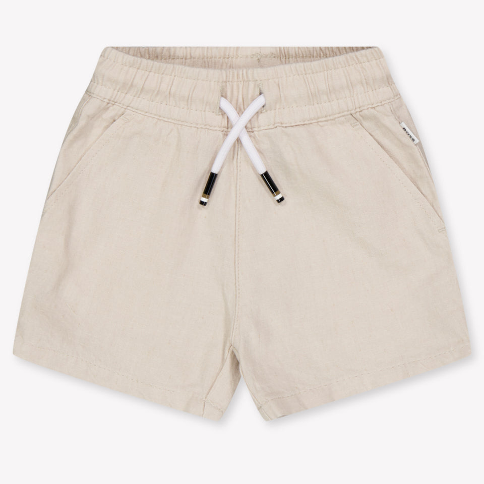 Boss Baby Boys Shorts In Light Beige