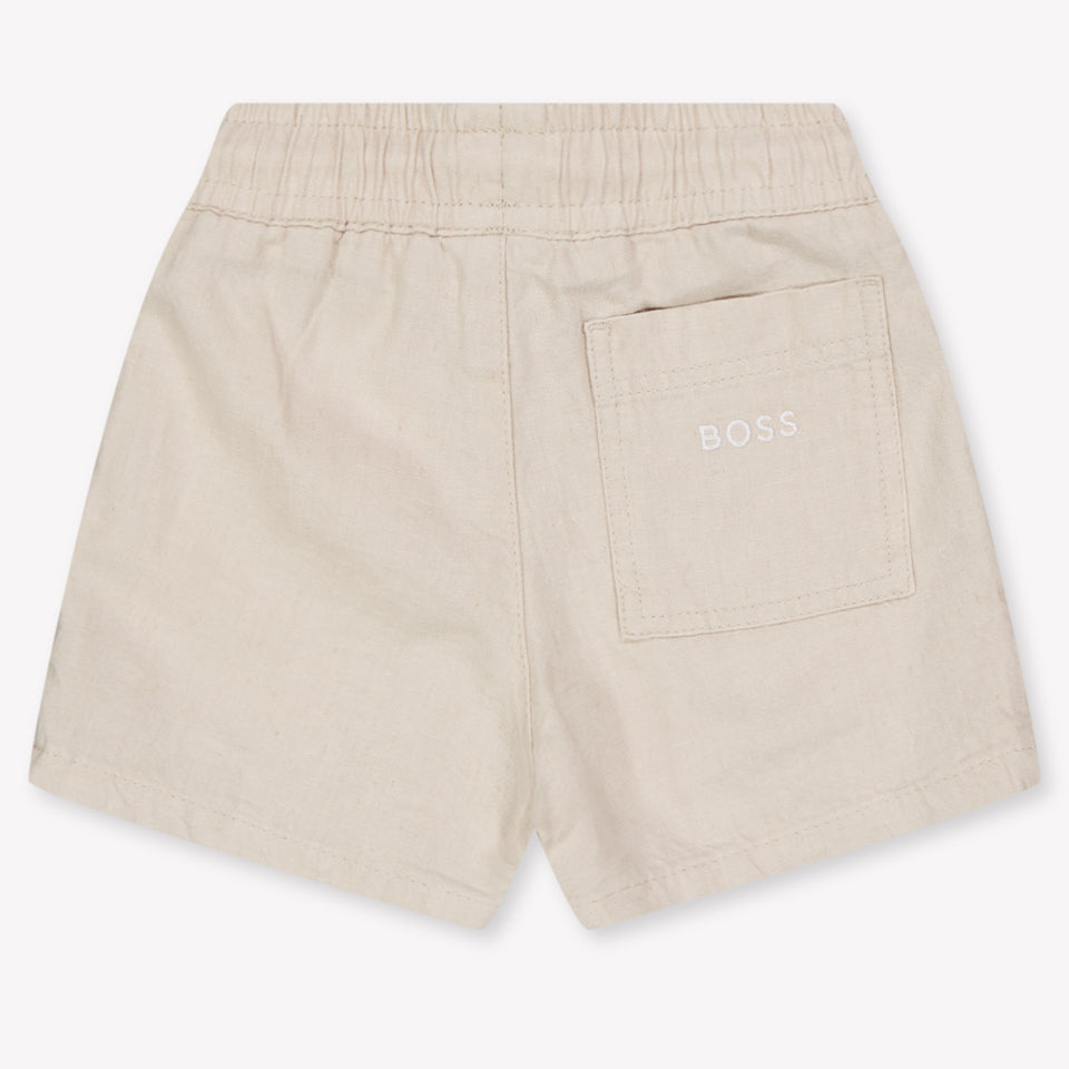 Boss Baby Boys Shorts In Light Beige