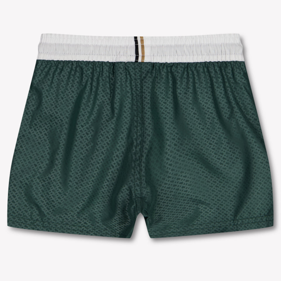 Boss Baby Boys Swimwear In Dark Green