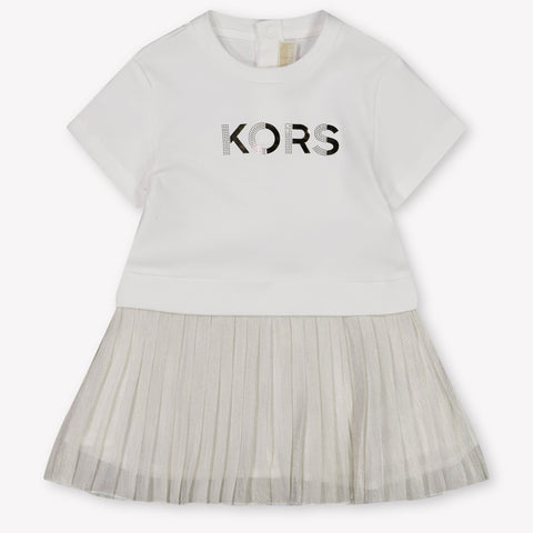 Michael Kors Baby Girls Dress In White