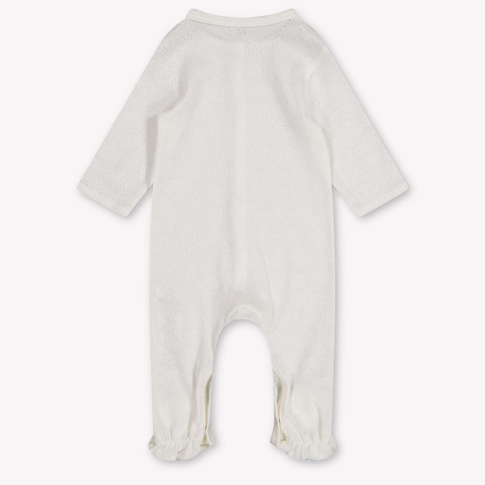 Chloe Baby Girls Playsuit In White