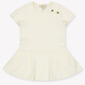 Michael Kors Baby Girls Dress In Ecru