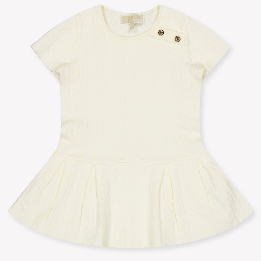Michael Kors Baby Meisjes Jurk In Ecru