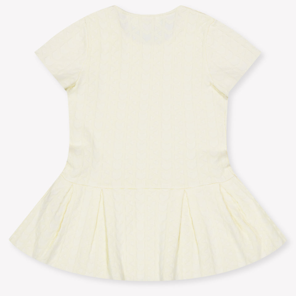 Michael Kors Baby Girls Dress In Ecru