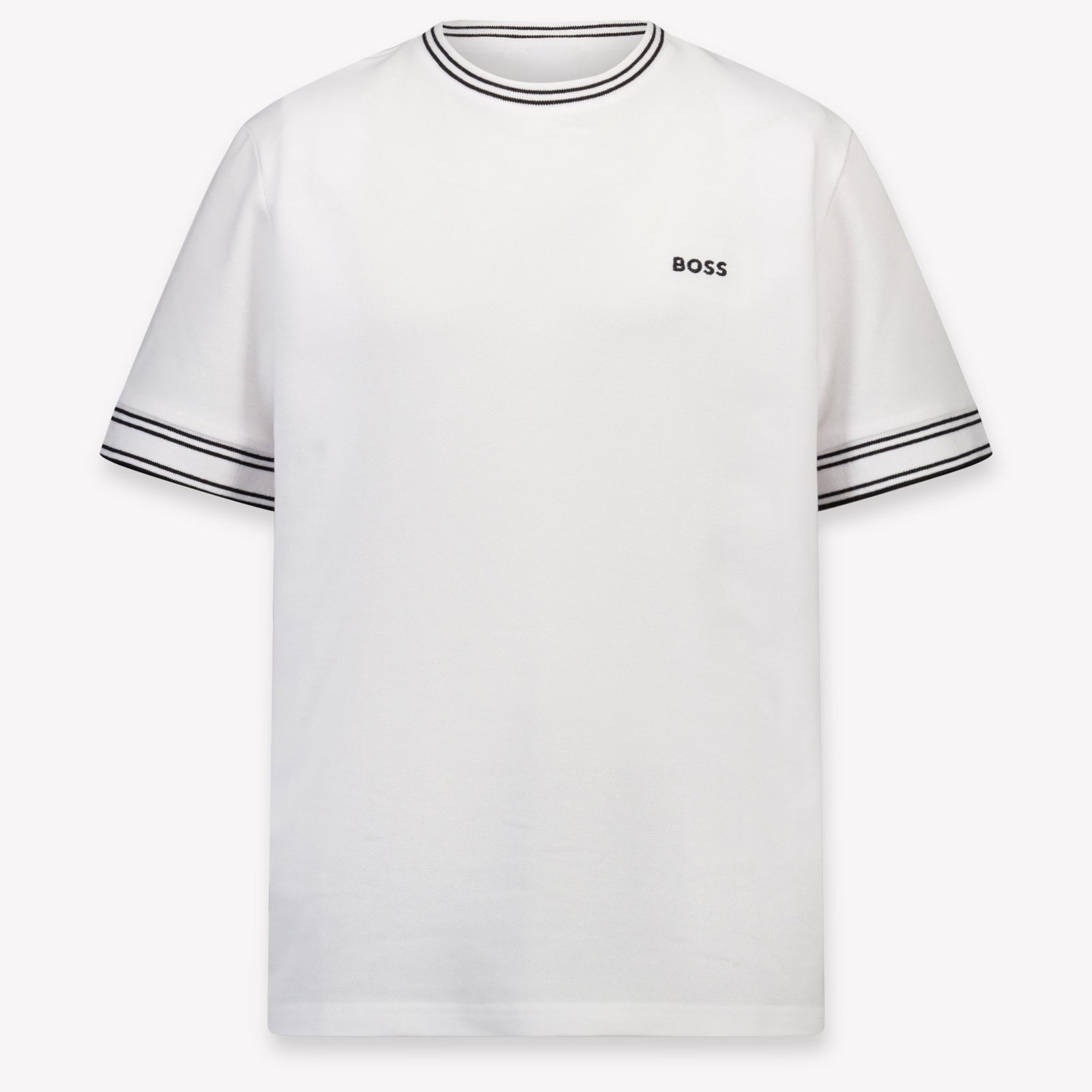 Boss Kinder Jongens T-Shirt In Wit