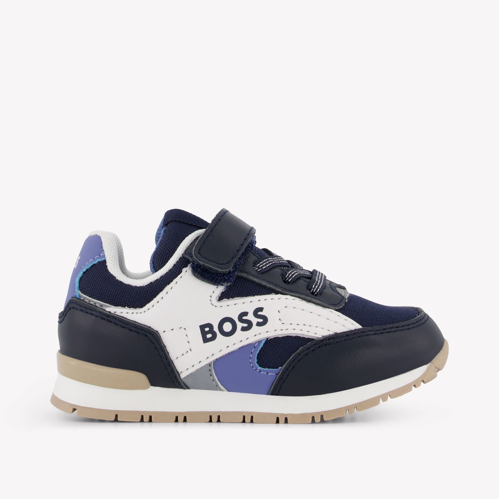 Boss Jongens Sneakers In Navy