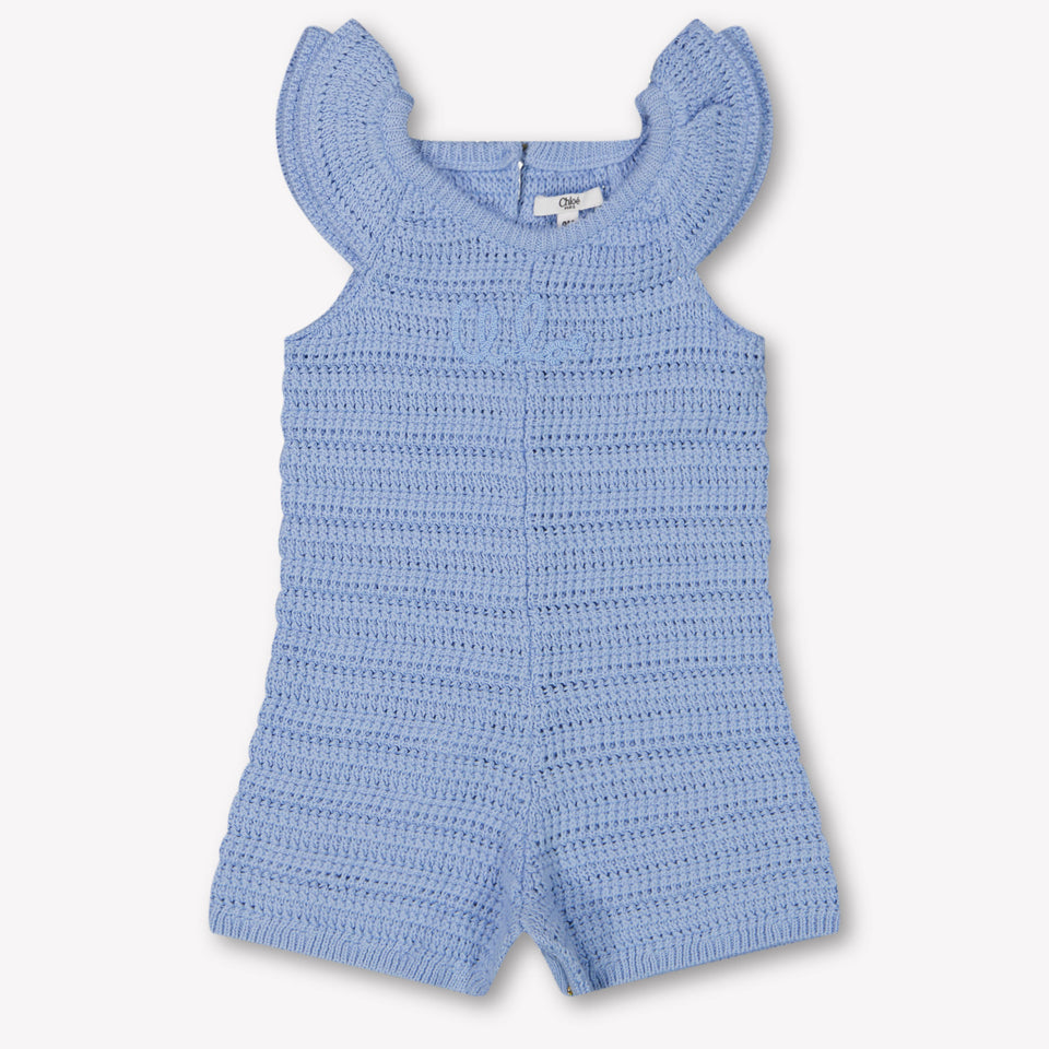 Chloe Baby Meisjes Jumpsuit In Licht Blauw