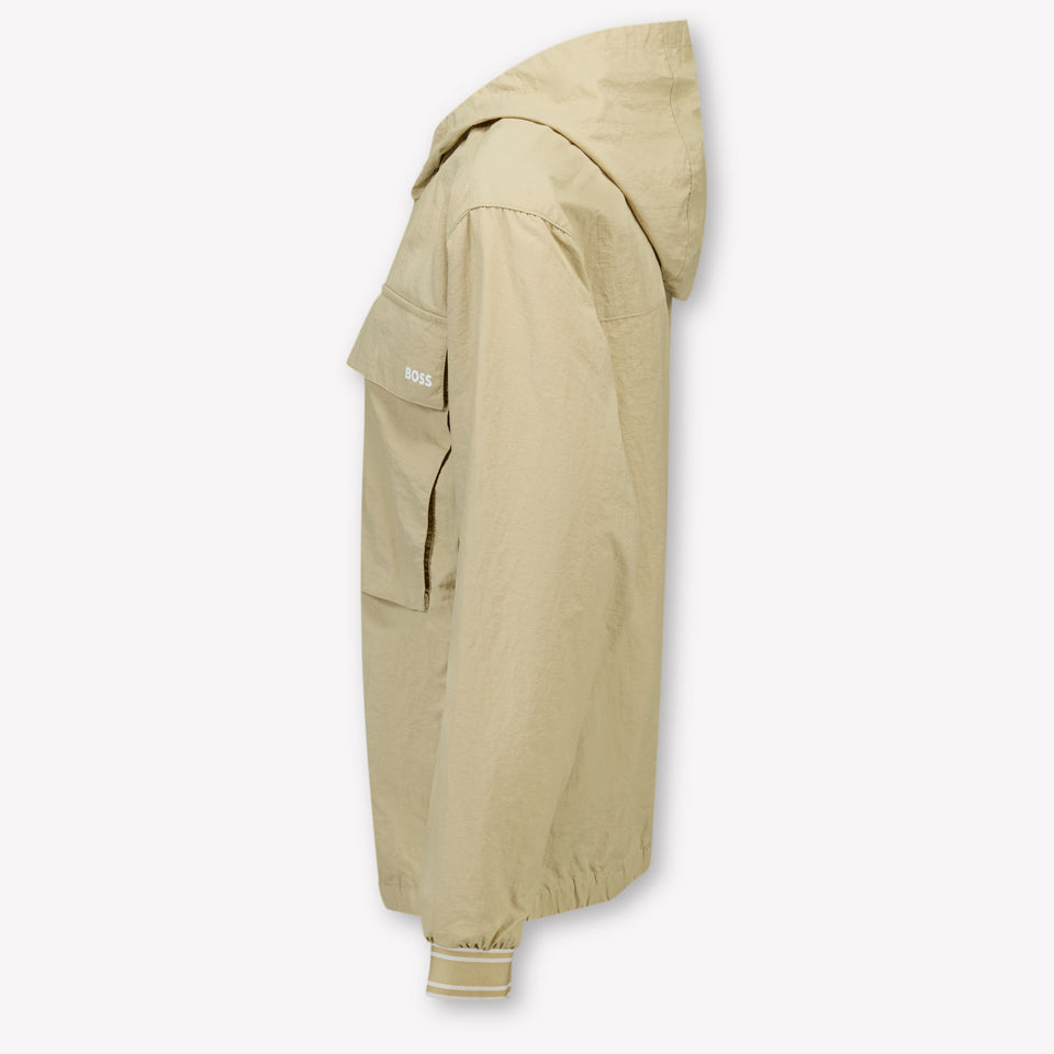 Boss Kinder Jongens Zomerjas In Beige