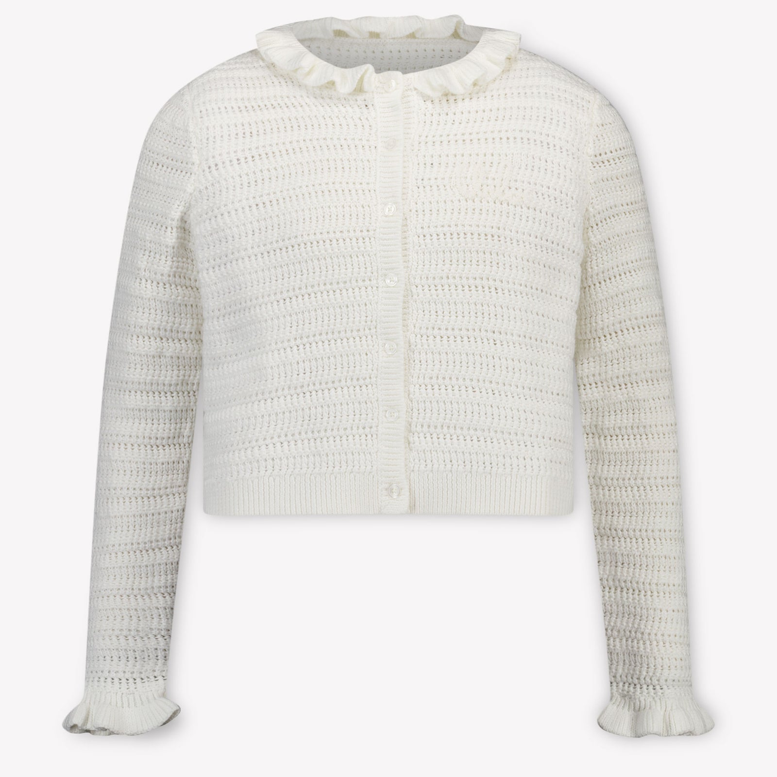 Chloe Kids Girls Cardigan In White
