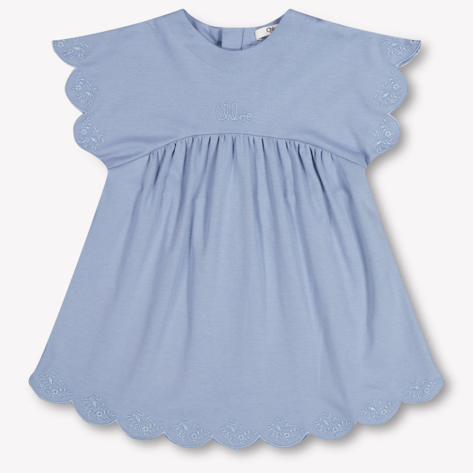 Chloe Baby Meisjes Jurk In Licht Blauw