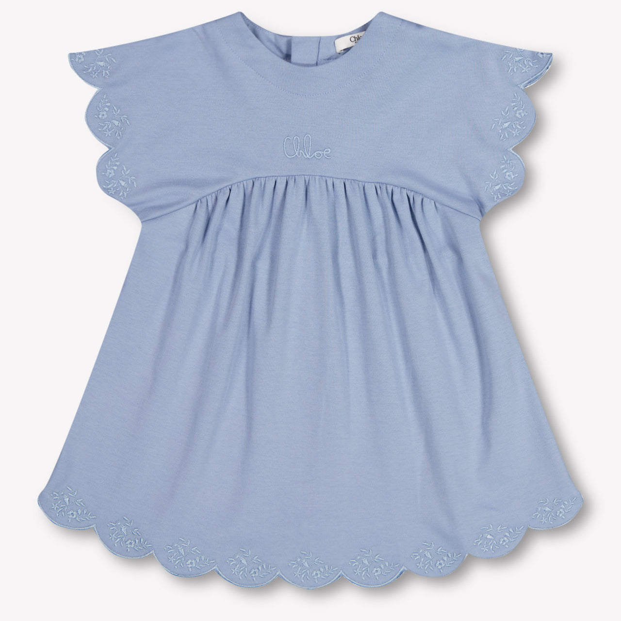 Chloe Baby Girls Dress In Light Blue