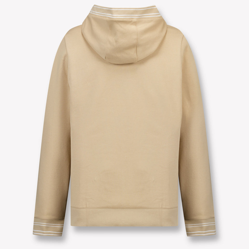 Boss Kids Boys Cardigan In Beige