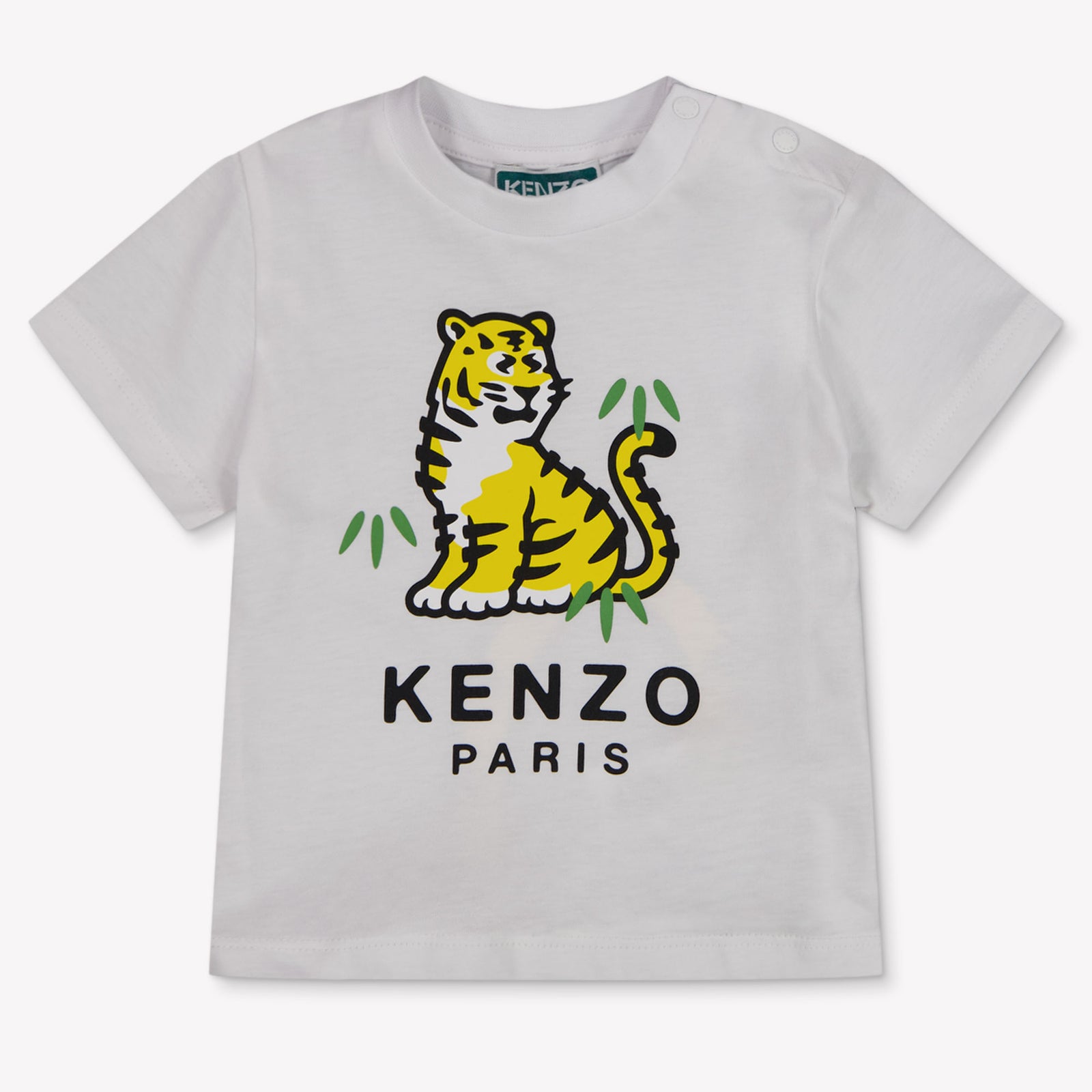 Kenzo Kids Baby Jongens T-Shirt In Wit