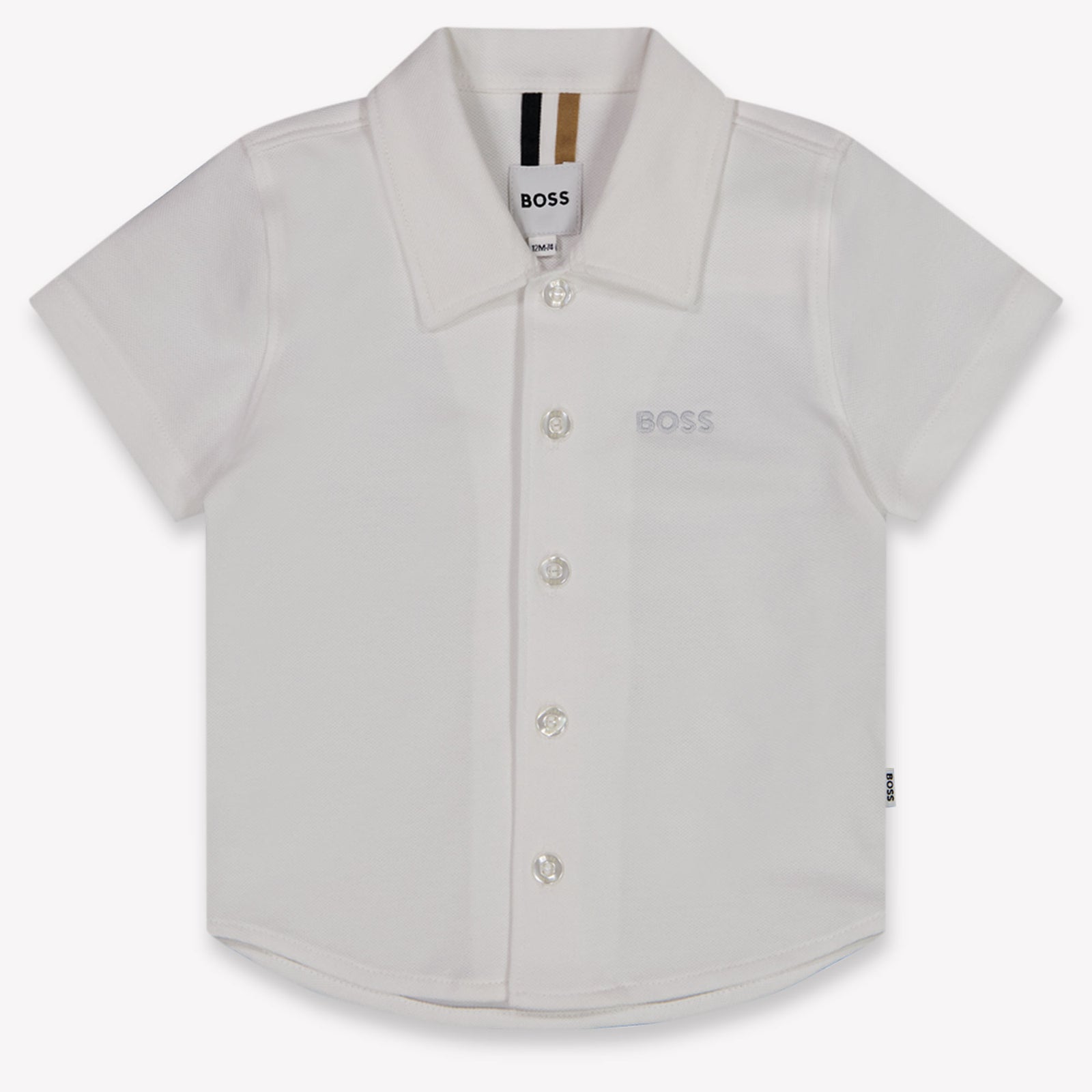 Boss Baby Jongens Blouse In Wit