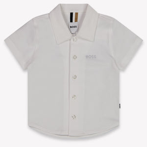 Boss Baby Jongens Blouse In Wit