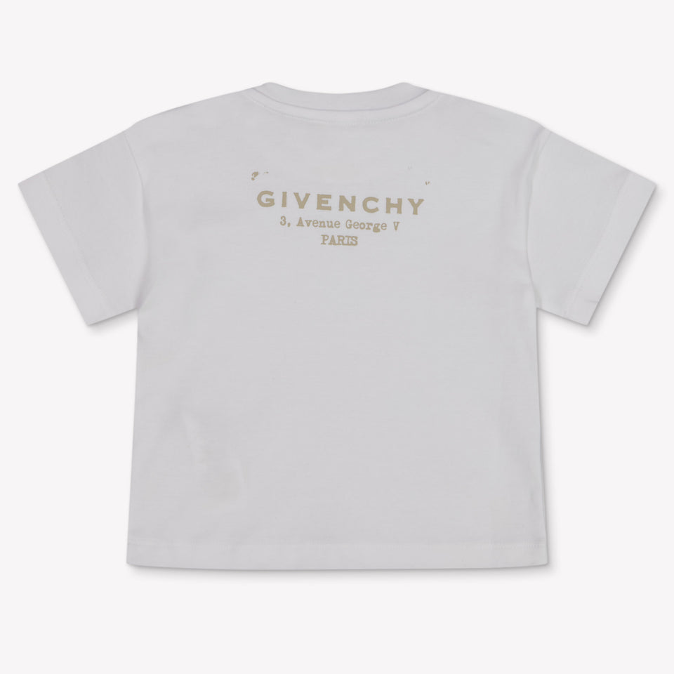 Givenchy Baby Jongens T-Shirt In Wit