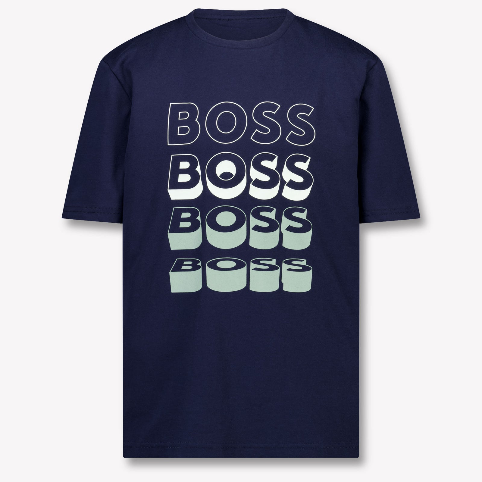 Boss Kids Boys T-Shirt In Navy