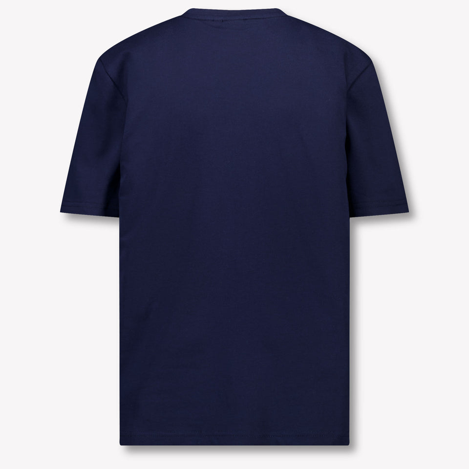 Boss Kids Boys T-Shirt In Navy