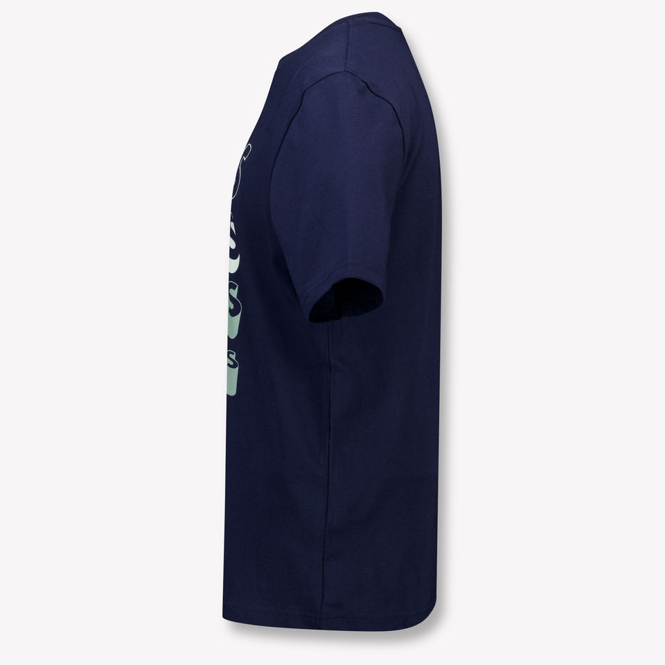 Boss Kids Boys T-Shirt In Navy