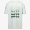 Boss Kinder Jongens T-Shirt In Mint