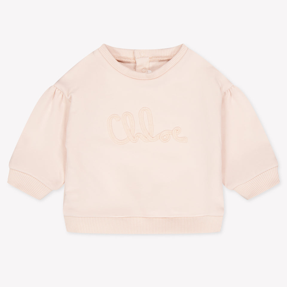 Chloe Baby Meisjes Trui In Licht Roze