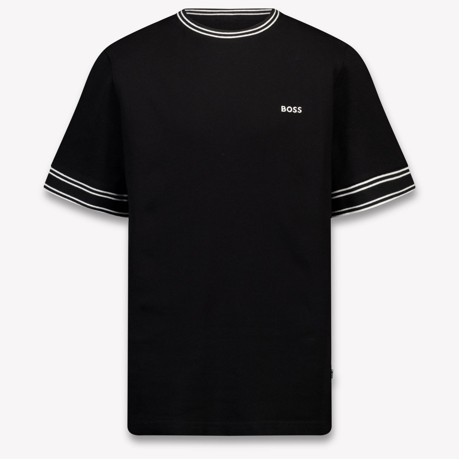 Boss Kinder Jongens T-Shirt In Zwart