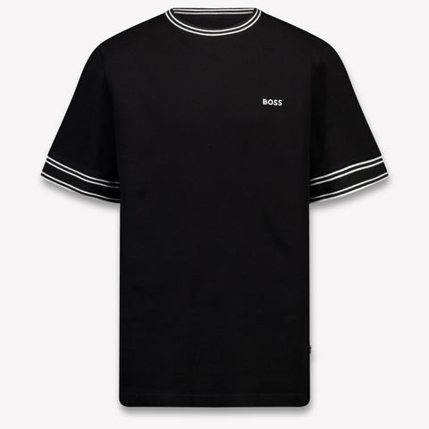 Boss Kinder Jongens T-Shirt In Zwart