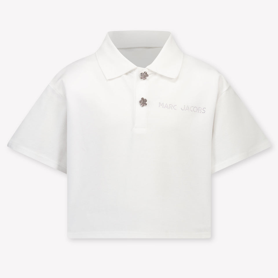 Marc Jacobs Kinder Meisjes Polo In Wit