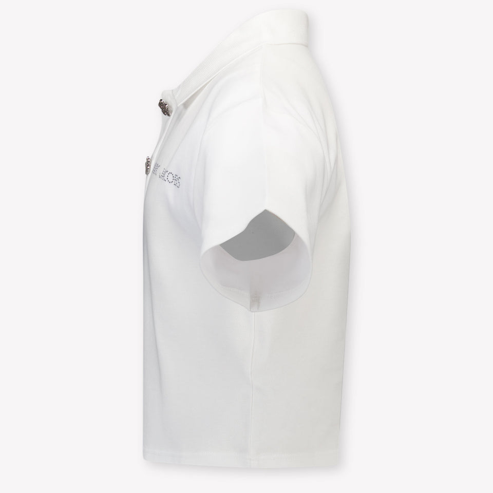 Marc Jacobs Kinder Meisjes Polo In Wit