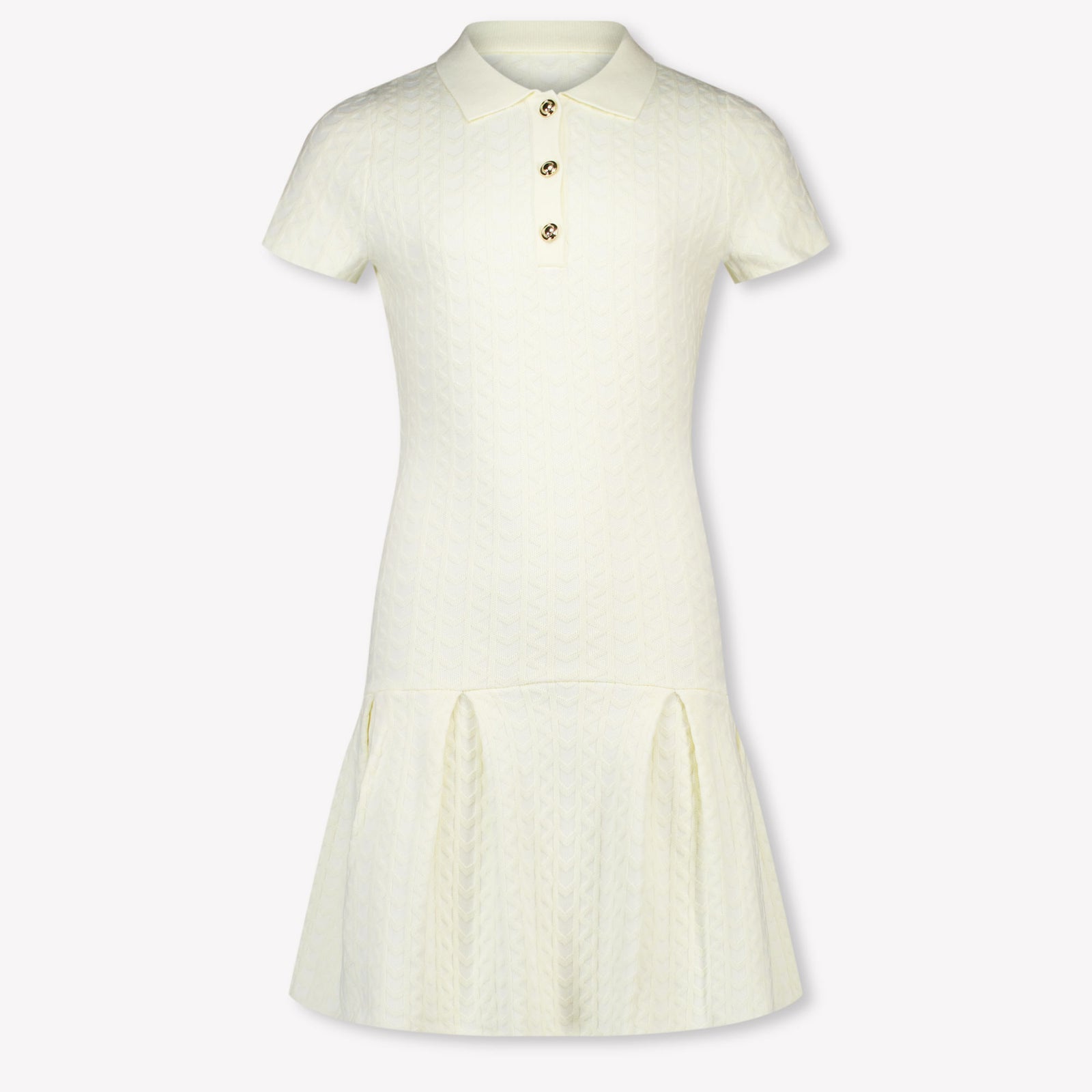 Michael Kors Kids Girls Dress In Ecru