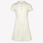Michael Kors Kids Girls Dress In Ecru