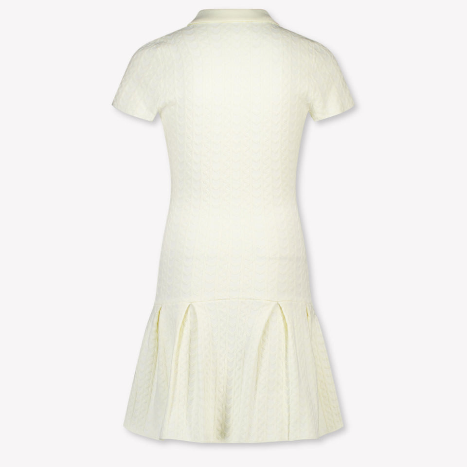 Michael Kors Kids Girls Dress In Ecru