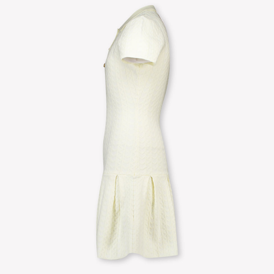Michael Kors Kids Girls Dress In Ecru