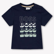 Boss Baby Boys T-Shirt In Navy