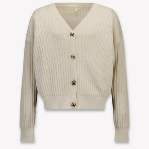 Michael Kors Kids Girls Cardigan In Gold