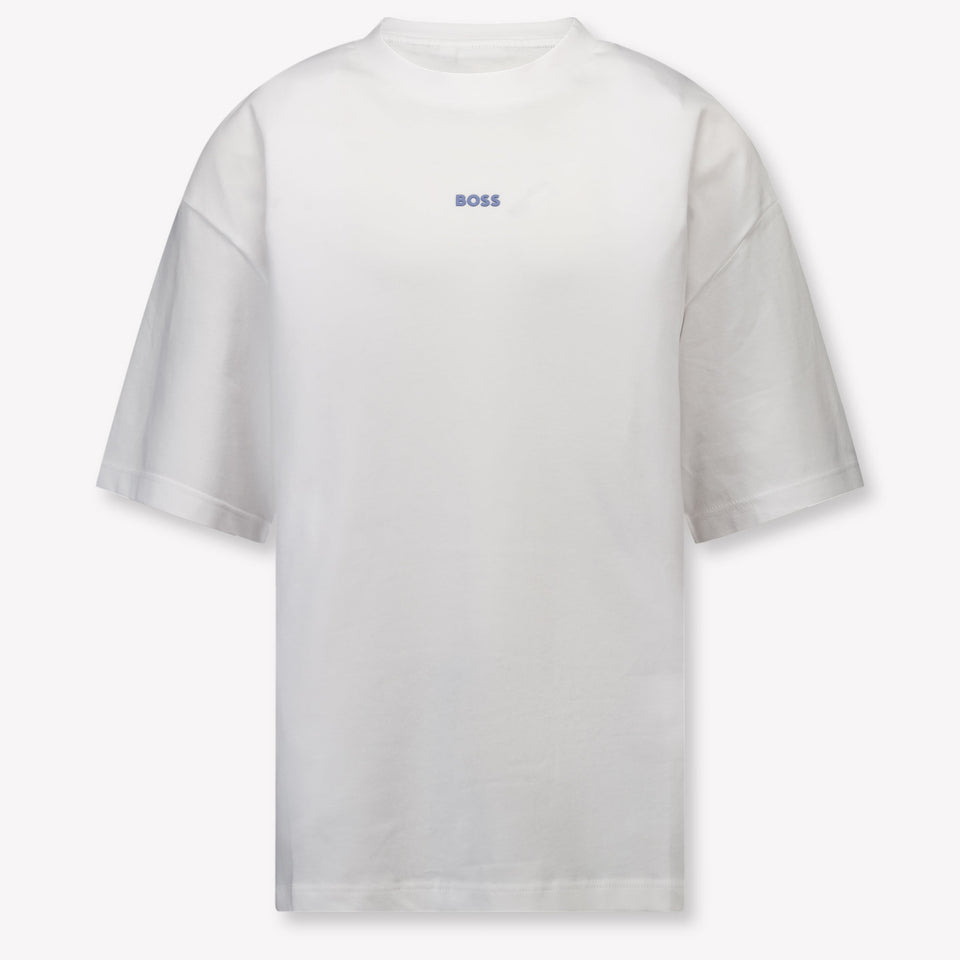 Boss Kids Boys T-Shirt In White