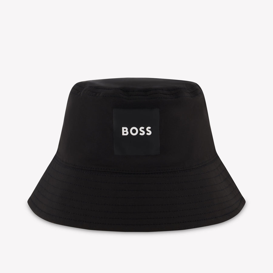 Boss Kinder Jongens Hoed In Zwart