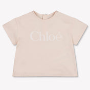 Chloe Baby Meisjes T-Shirt In Licht Roze