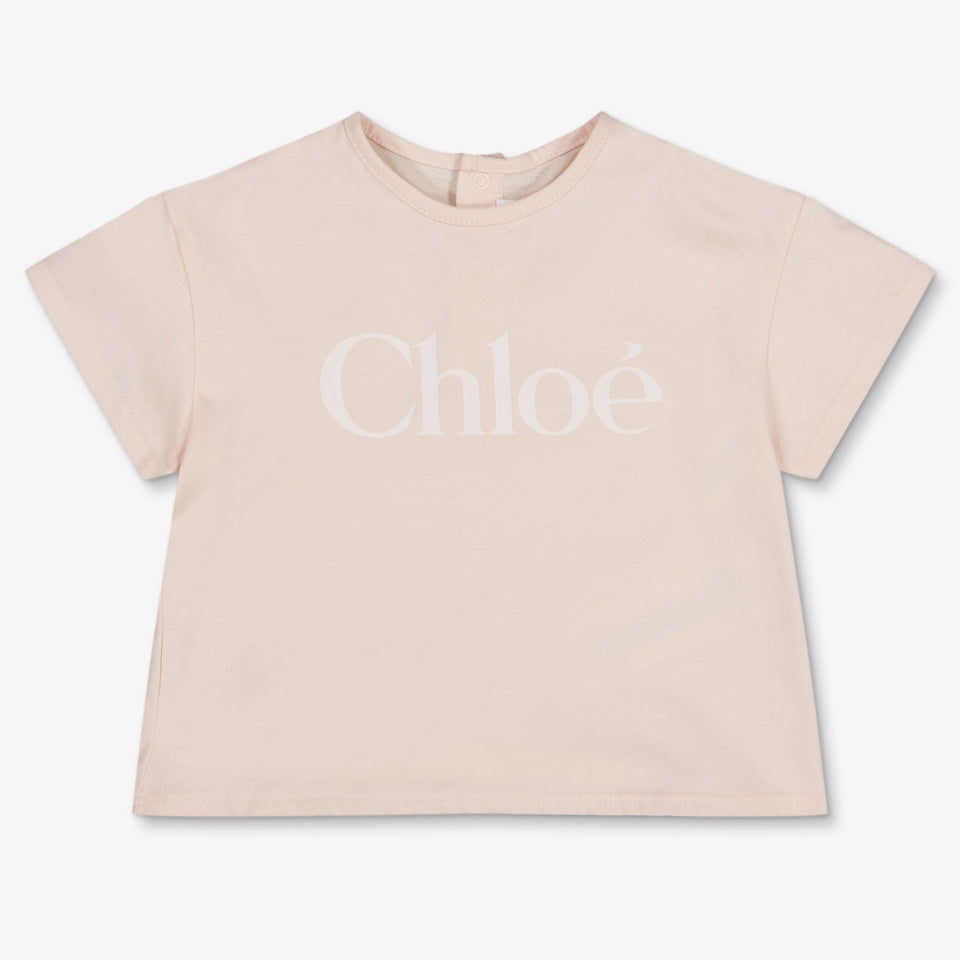 Chloe Baby Meisjes T-Shirt In Licht Roze