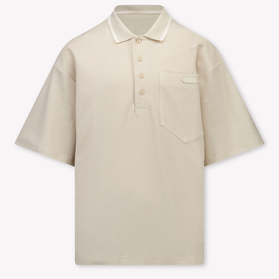 Lanvin Boys Polo Shirt in Beige