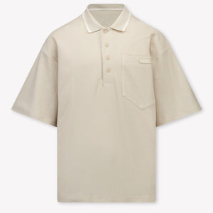 Lanvin Kids Boys Polo In Beige
