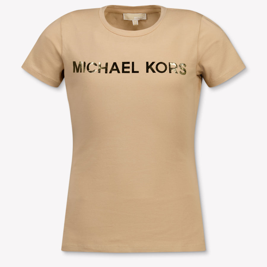 Michael Kors Kids Girls T-Shirt In Camel