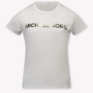 Michael Kors Kids Girls T-Shirt In OffWhite