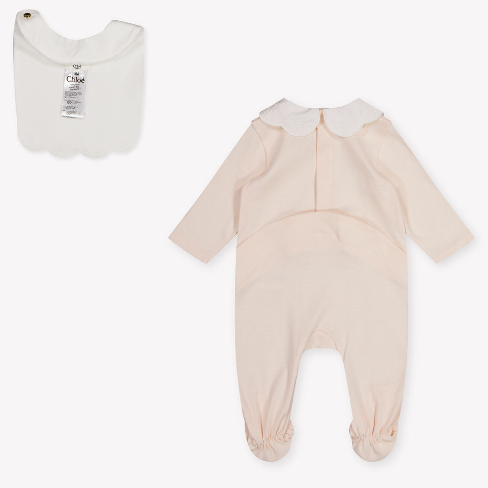 Chloe Baby Girls Playsuit In Light Pink