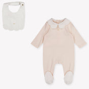 Chloe Baby Girls Playsuit In Light Pink