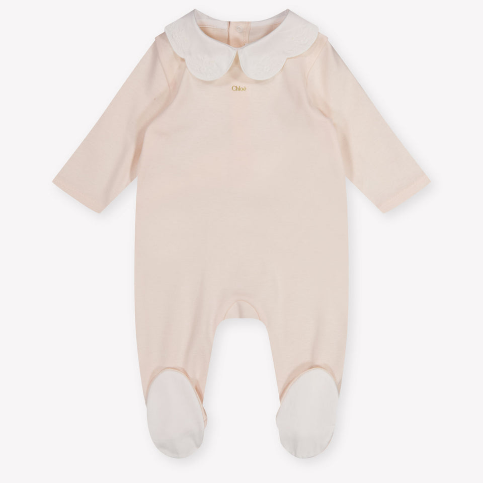 Chloe Baby Girls Playsuit In Light Pink