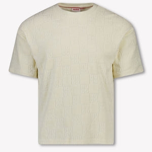 HUGO Kids Boys T-Shirt In Light Beige